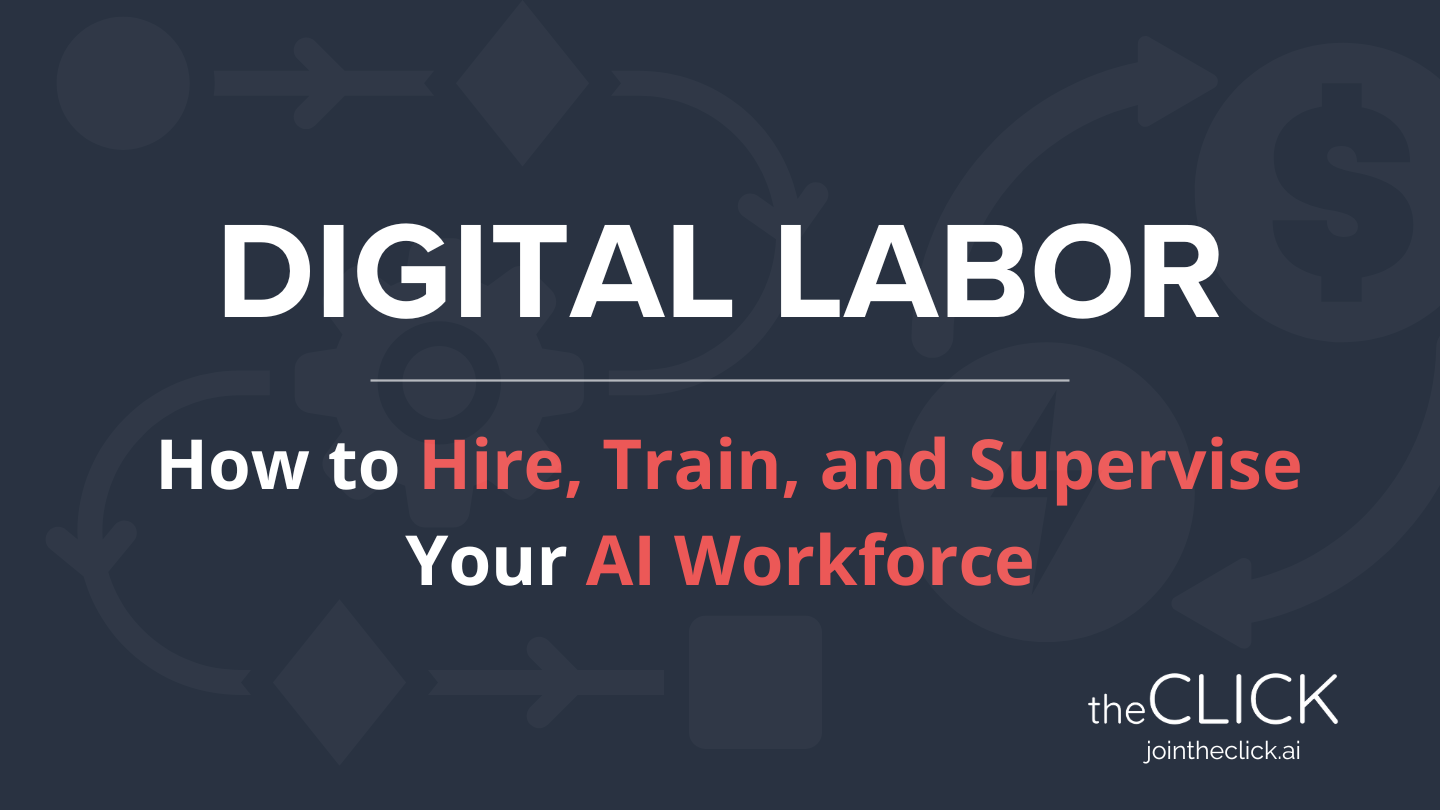 AI Interview or Speaking Topic | Digital Labor: How to Hire, Train, and Supervise Your AI Workforce